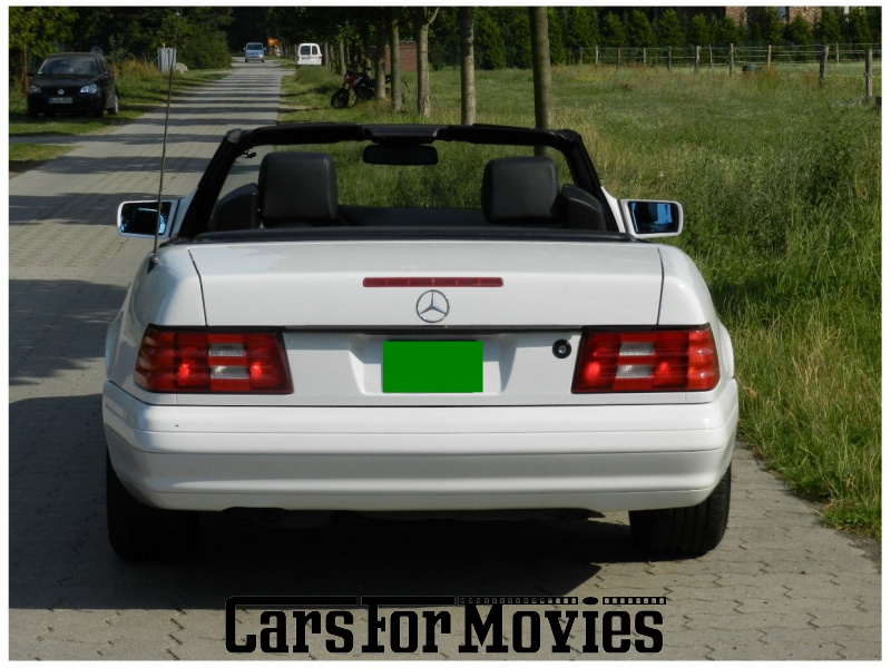 CarsForMovies | Mercedes Benz SL500 der Baureihe R129 1997 Deutschland Weiß Schwarz Zivilfahrzeug Cabrio DE - Berlin 7878 